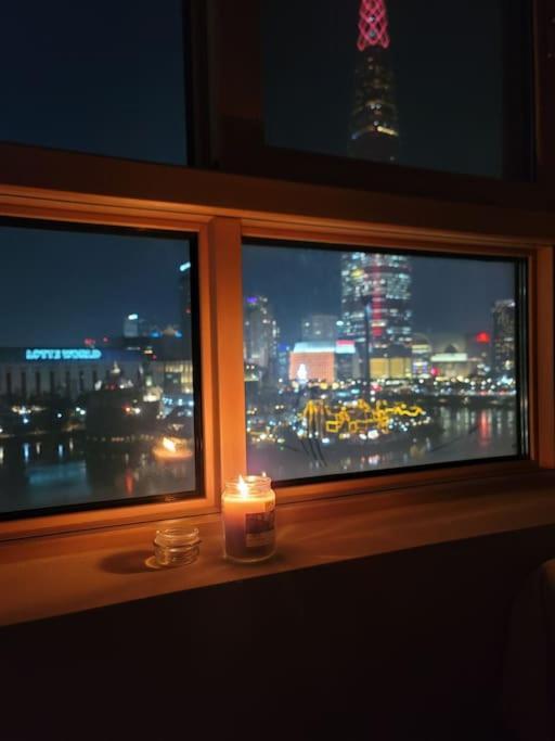 Comfortable Duplex House With View #seokchonlakeview #lotteworld Apartemen